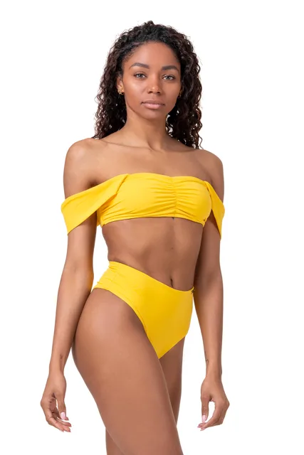 Nebbia High-Energy retro bikini top 553 , S, žlutá
