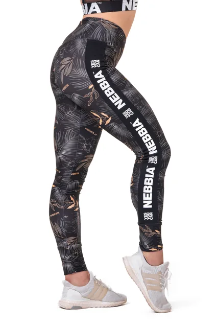 Nebbia High-waist performance legíny 567, S, černá