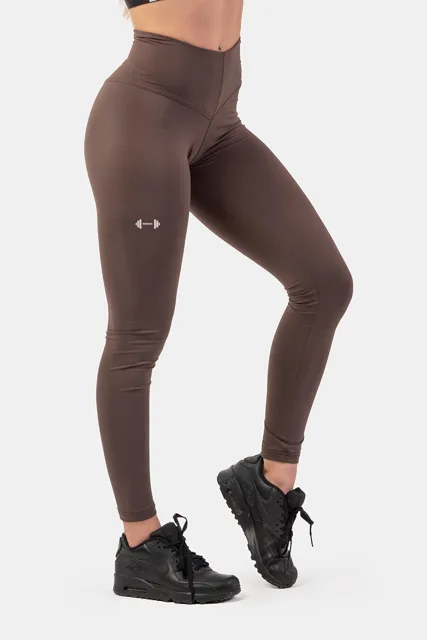 Nebbia Legíny Classic Performance s vysokým pasem 403 , XS, hnědá