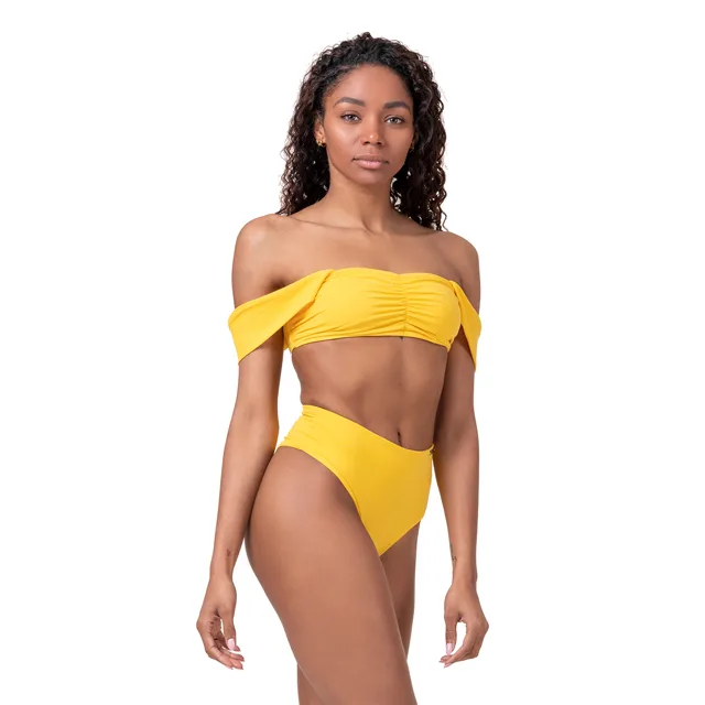 NEBBIA Miami Retro Bikini vrchní díl yellow
