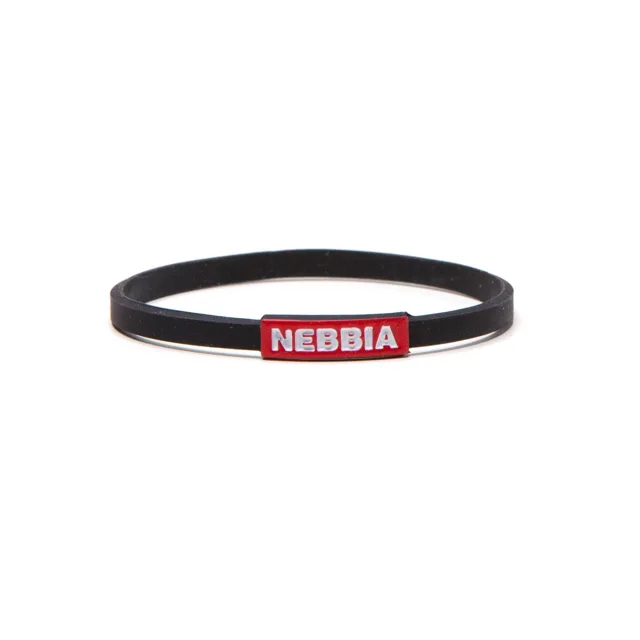 Nebbia náramek - úzký, uni pánská, černá