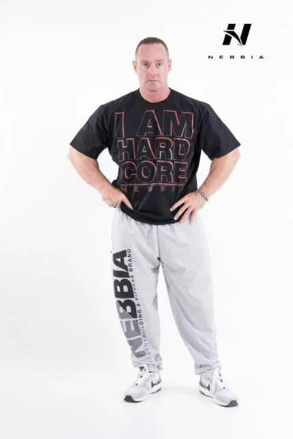 Nebbia pánské tričko Hard Core 390, XL, černá