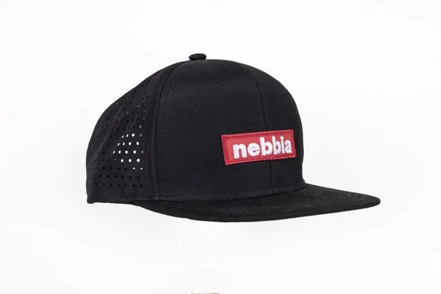 Nebbia Red Label NEBBIA kšiltovka SNAP BACK 163, černá
