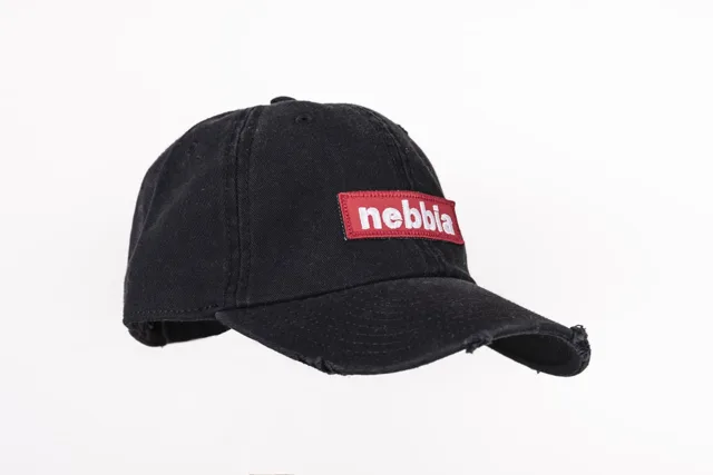 Nebbia Red Label NEBBIA kšiltovka SPORT 162, černá