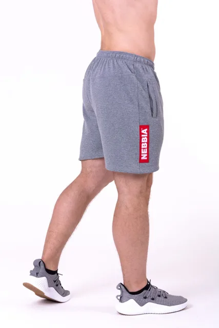 Nebbia Red Label šortky 152, XL, šedá