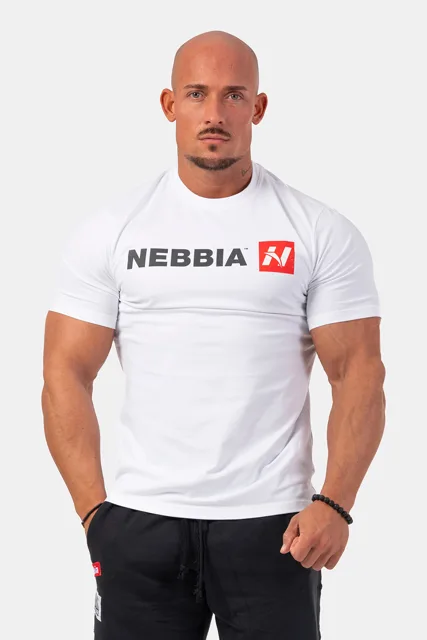 Nebbia Red "N" tričko 292, XXL, bílá
