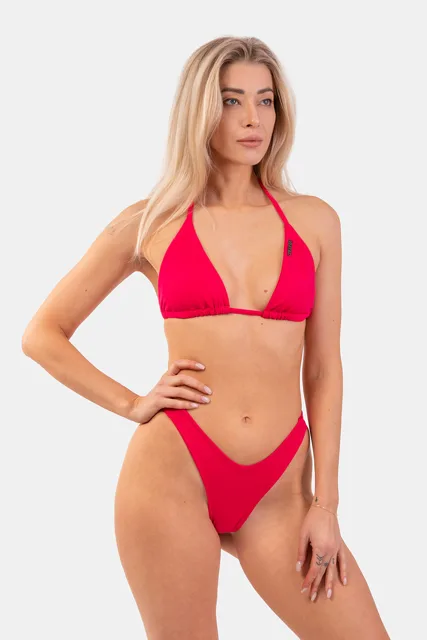 Nebbia Trojúhelníkové bikiny Classic horní díl 450, M, růžová