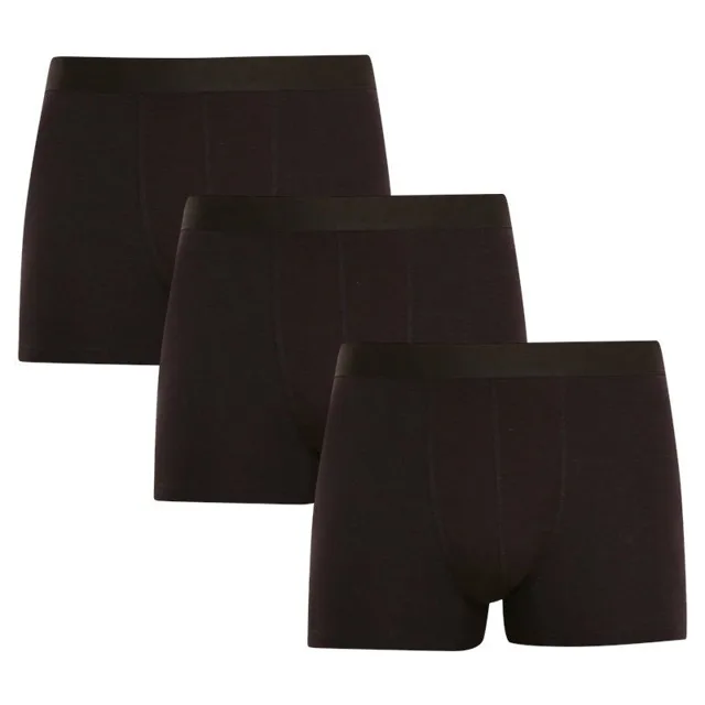 Nedeto 3PACK pánské boxerky černé (3NB001) L