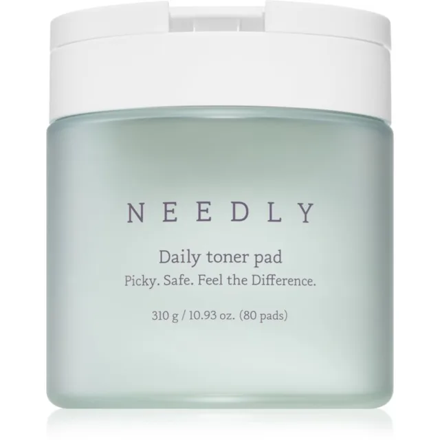 NEEDLY Daily Toner Pad peelingové pleťové tamponky pro mastnou a problematickou pleť 80 ks