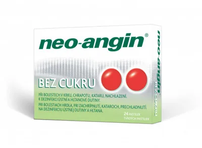 Neo-angin bez cukru pastilky 24
