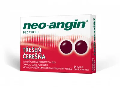 Neo-angin třešeň pastilky 24