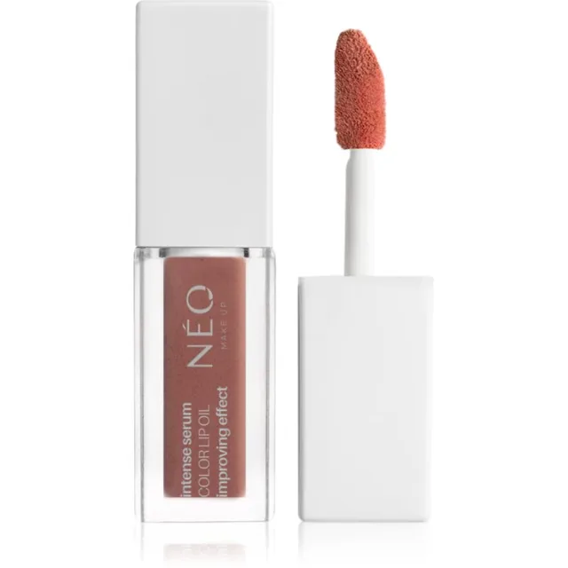 NEO MAKE UP Intense Serum Color Lip Oil dlouhotrvající tekutá rtěnka odstín 03 Fresh Peach 4.5 ml