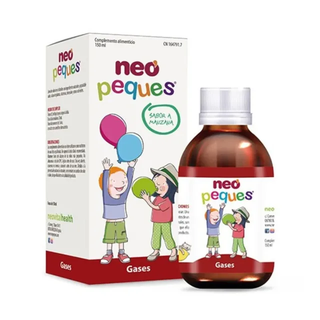 Neo Peques Trávení – Přírodní sirup pro děti s fenyklem, heřmánkem a anýzem, 150 ml