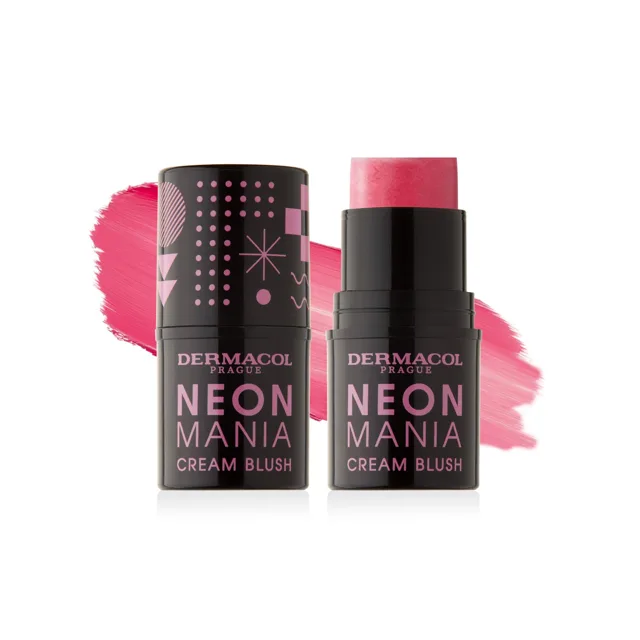 NEON MANIA krémová tvářenka č.1 Pink Dermacol - Oficiální e-shop Dermacol