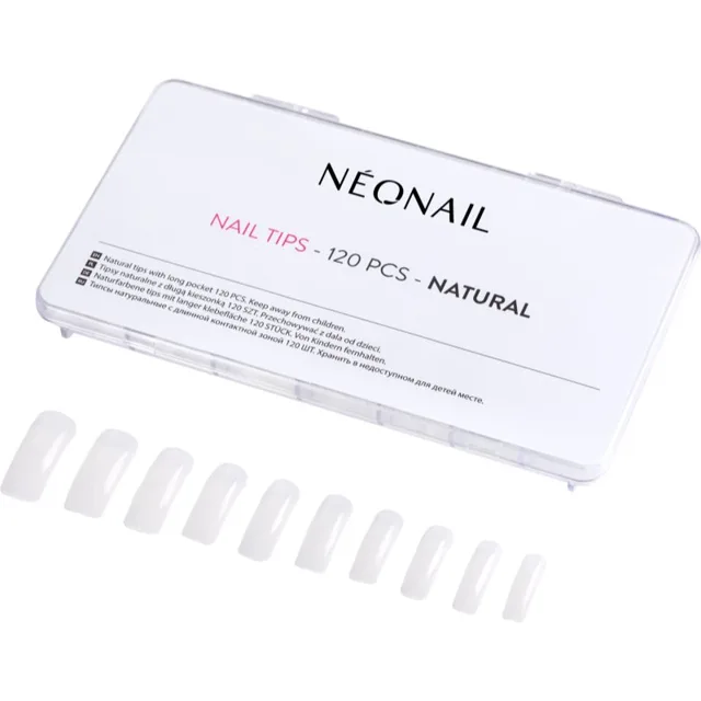 NEONAIL Nail Tips umělé nehty typ Natural 120 ks