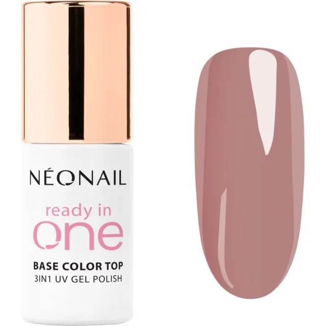 NEONAIL Ready In One 3in1 UV Gel Polish gelový lak na nehty s diamantovým práškem odstín 06 One Dusty Rose 7.2 ml