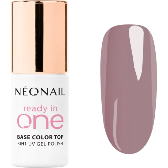 NEONAIL Ready In One 3in1 UV Gel Polish gelový lak na nehty s diamantovým práškem odstín 08 One Mauve 7.2 ml
