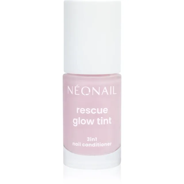 NEONAIL Rescue Glow Tint 3in1 Nail Conditioner pečující lak na nehty odstín Glitter Violet 7.2 ml