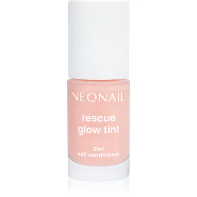 NEONAIL Rescue Glow Tint 3in1 Nail Conditioner pečující lak na nehty odstín Peachy Nude 7.2 ml