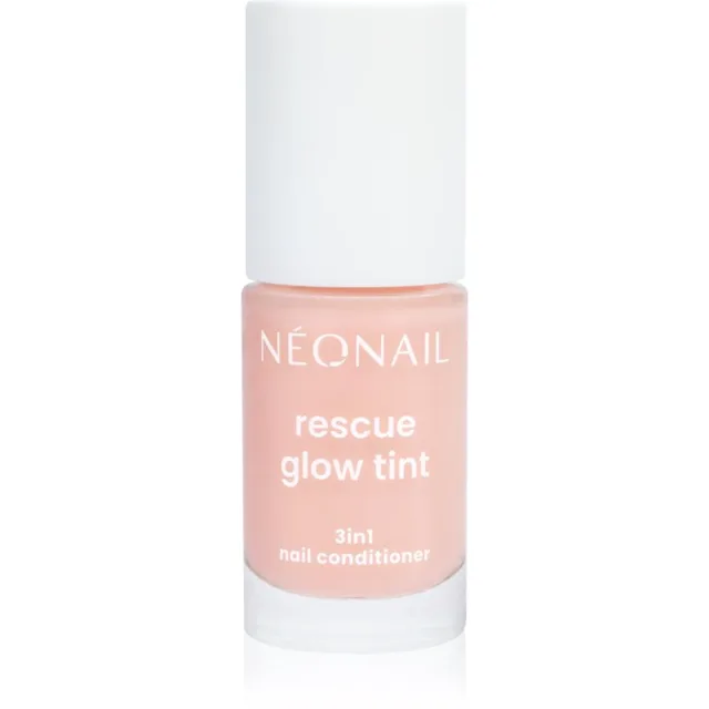 NEONAIL Rescue Glow Tint 3in1 Nail Conditioner pečující lak na nehty odstín Peachy Peach 7.2 ml