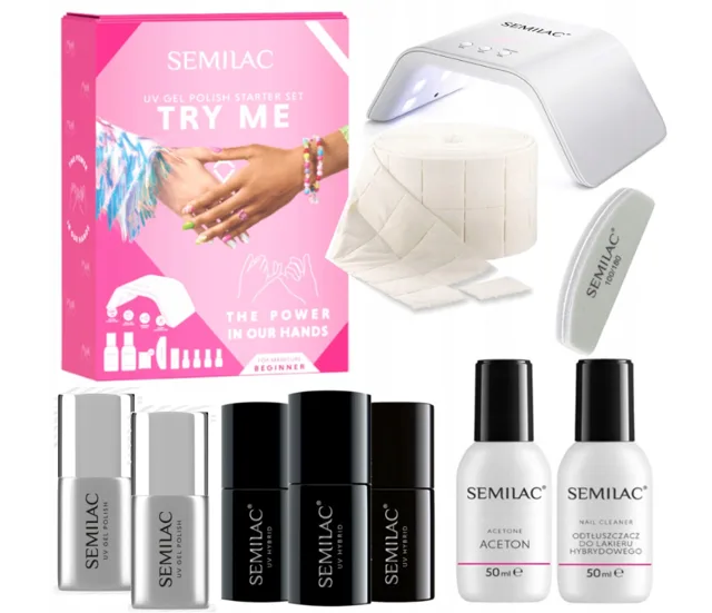 NEONAIL SEMILAC TRY ME – sada na UV/LED gel lak na nehty