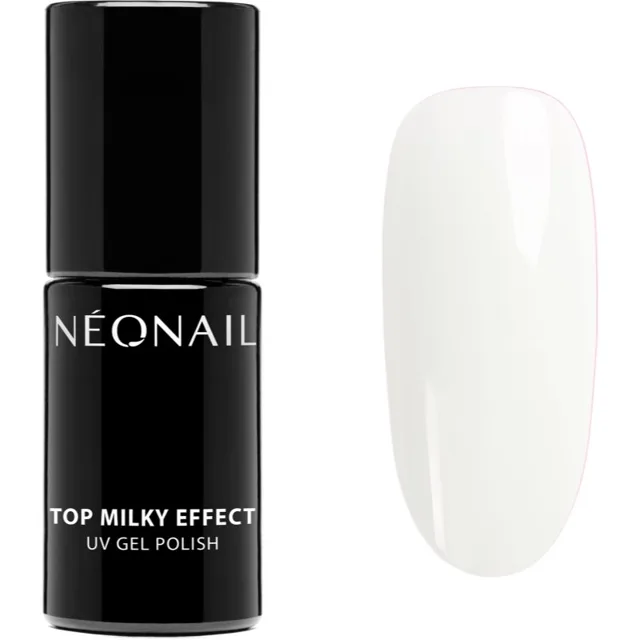 NEONAIL Top Milky Effect gelový vrchní lak na nehty odstín Creamy 7.2 ml
