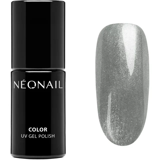 NEONAIL Winter Symphony gelový lak na nehty s použitím UV/LED lampy odstín Silver Sheen 7.2 ml