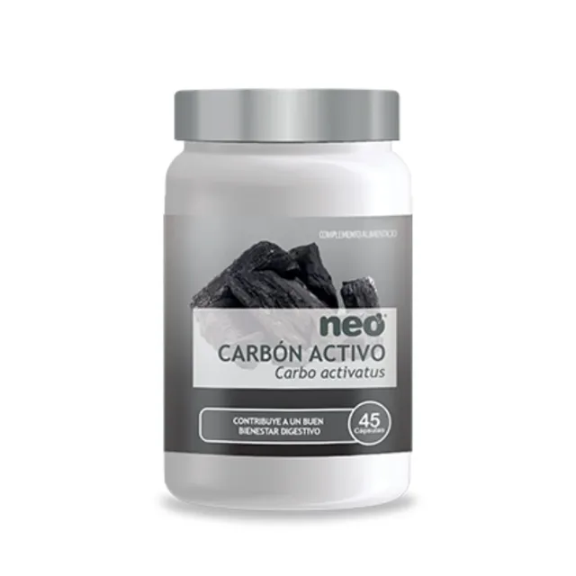 Neovital Health Aktivní uhlí 300 mg, 45 kapslí
