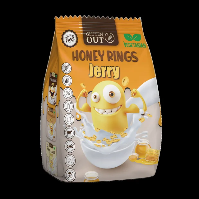 NERANO Snídaňové kroužky medové 375 g