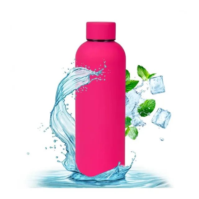 Nerezová termoska tmavě růžové barvy - 500 ml