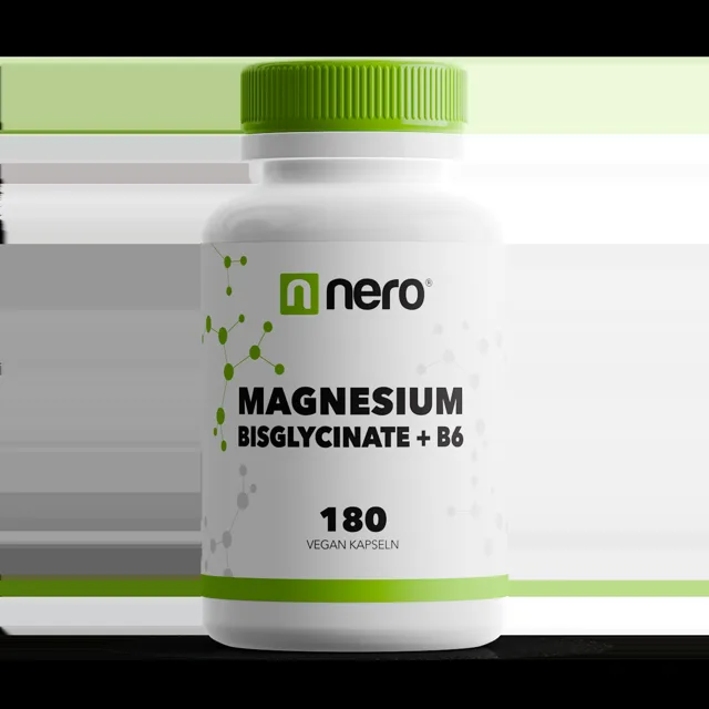 NERO Magnesium Bisglycinate + B6 180 kapslí
