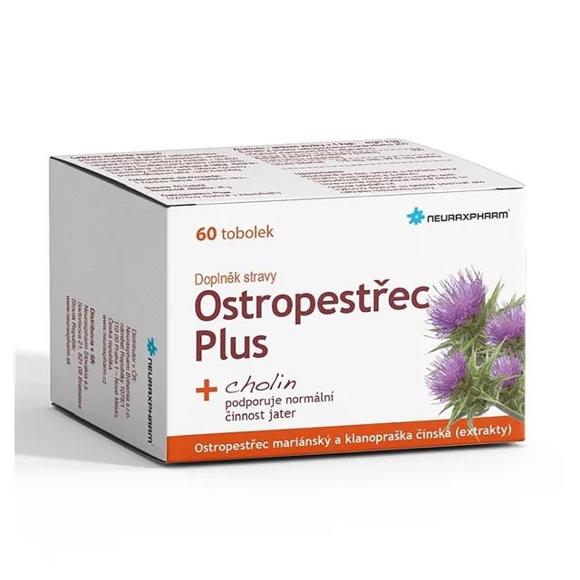 NEURAXPHARM Ostropestřec plus 60 tobolek