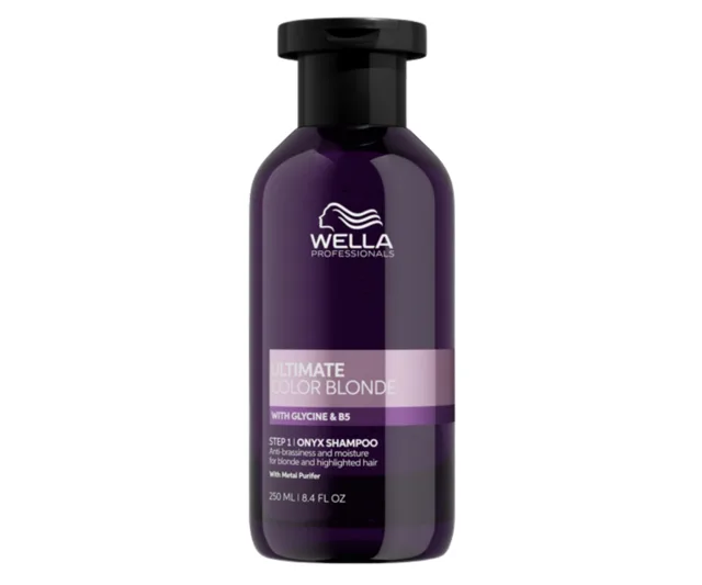 Neutralizační šampon pro blond a melírované vlasy Wella Professional Ultimate Color Blonde Onyx Shampoo - 250 ml + dárek zdarma