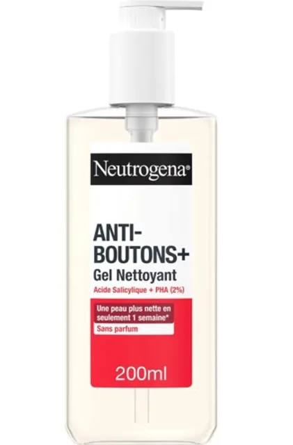 NEUTROGENA ANTI-Boutons+ čisticí gel bez vůně - 200 ml