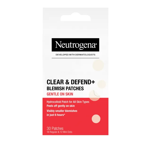 Neutrogena Clear & Defend+ sensitive náplasti na nedokonalosti 30 ks