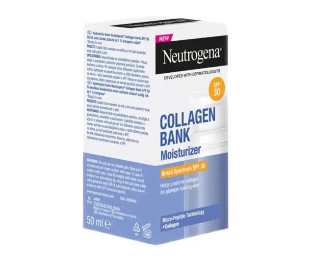 Neutrogena Collagen Bank hydratační krém na obličej SPF 30 50 ml