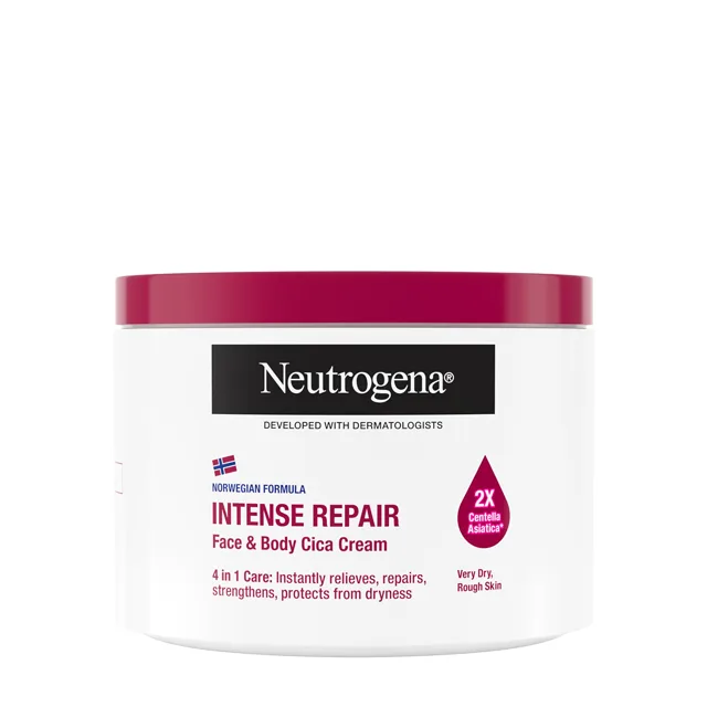 Neutrogena Intenzivně regenerační krém na obličej a tělo (Face & Body Cica Cream) 400 ml