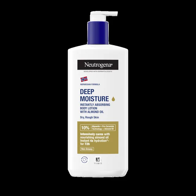 NEUTROGENA® Norská receptura Hloubkově hydratační tělové mléko s mandlovým olejem 400 ml