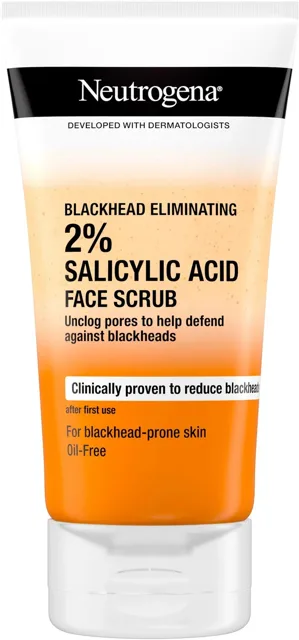 Neutrogena Pleťový peeling proti černým tečkám Salicylic Acid (Face Scrub) 150 ml