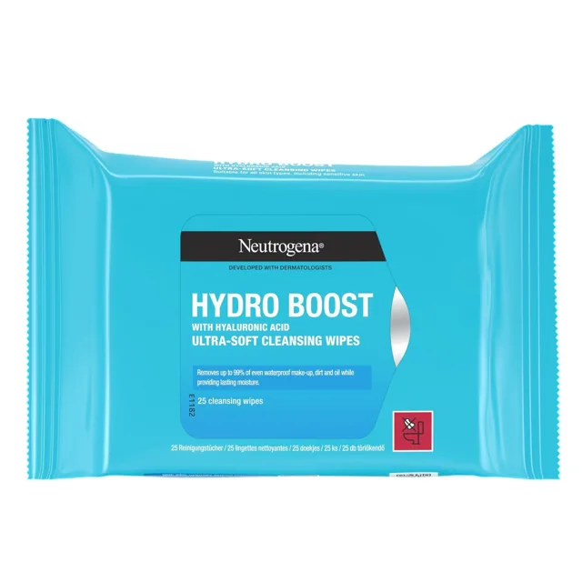 Neutrogena Ultra jemné čisticí ubrousky Ultra-soft Cleansing Wipes 25 ks