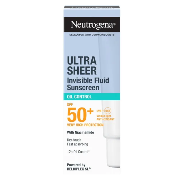 Neutrogena Ultra Sheer Neviditelný fluid Oil Control SPF 50+ 50 ml
