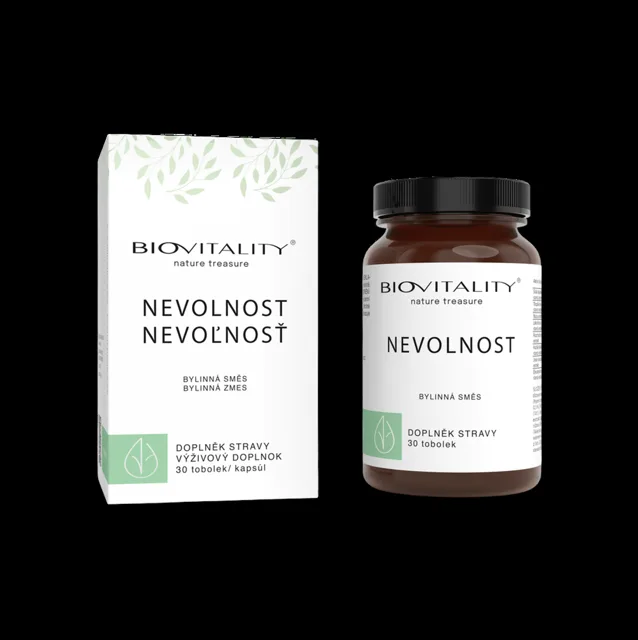 Nevolnost – 30 kapslí – Green idea