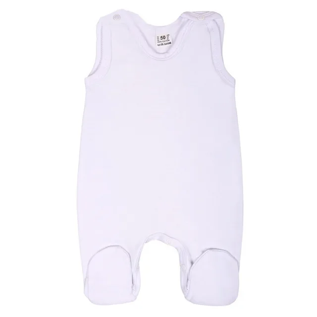 New Baby Dupačky bílé Classic, vel. 56 (0-3m)