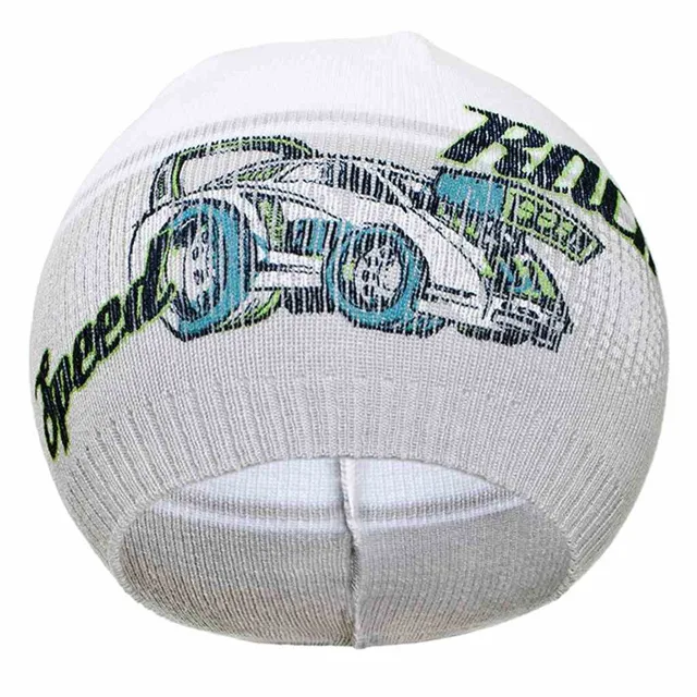 New Baby Podzimní dětská čepička  Racing světle modrá, vel. 110 (4-5r)