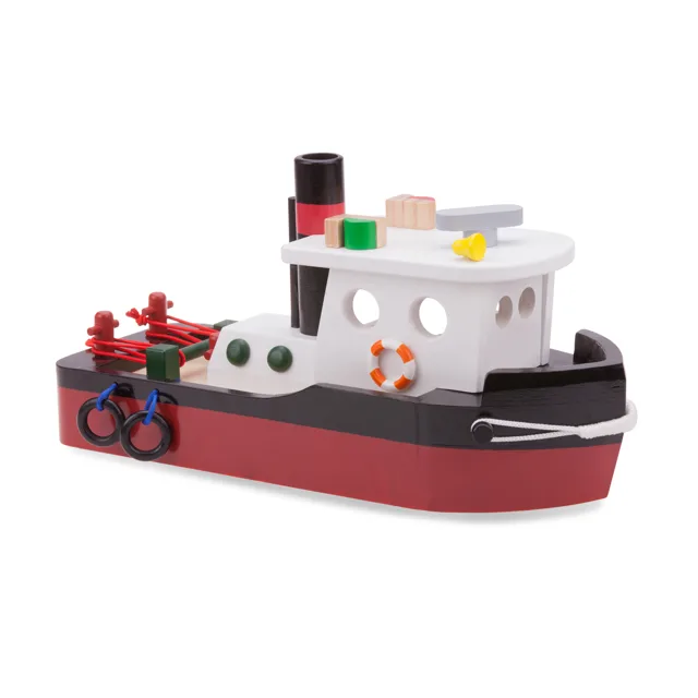 New Classic Toys Dřevěný remorkér - Harbor Line