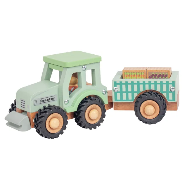 New Classic Toys Traktor s valníkem a nákladem