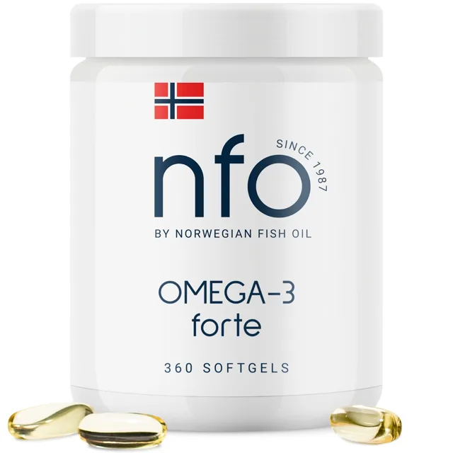 NFO Omega-3 Forte výhodné balení měkké gely