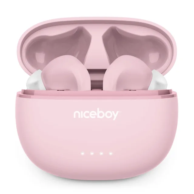 Niceboy Sluchátka do uší s ANC HIVE Pins 3 Sakura Pink