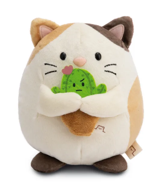 Nici Plyš MyMochi Kočička Angy 27 cm s kaktusem