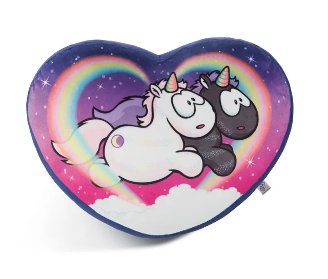 Nici Polštář Jednorožec Star Bringer & Moon Keeper 40x28cm srdce GREEN